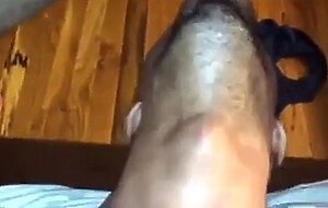 Amateur Latin Guy Takes a Big Cock Deep Throat