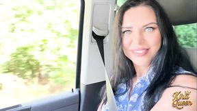 Kira Queen Is Rescued From The Road And Fucks Her Helpful Driver!