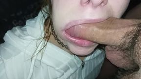 Homemade MILF Extreme Throating for Cumslut