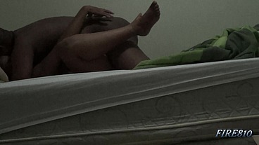 Mutual Orgasm with my busty wife while spreading her legs wide open