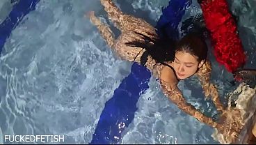 Underwater night sexy lace pool Moonblack 738