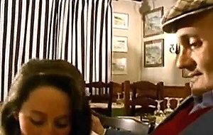 French papy, the waitress & the chef cook