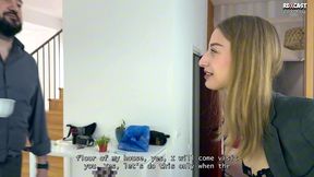 backstage! innocent looking teens sasha paige & luna evans go slutty in dirty threesome fuck!