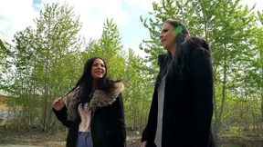 two german best girl friends julia parker and maria gail talk to risky no condom ffm 3some sex at lost place