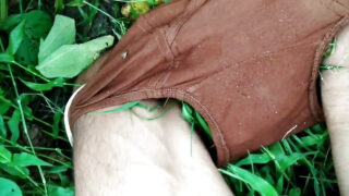 Amateur Indian guys masturbate big uncut cocks then pound asses with creampie finishes