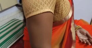 Indian Tamil aunty going to temple then spoke to Husband and wents to come sex with husband with big nipples
