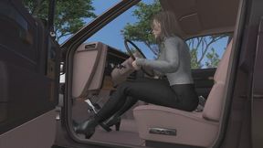 1986 Buick Century Cranking Template: Pallas in High Heel Ankle Boots 1080p