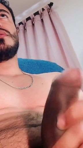 Manly Man Stripping and Showing His Hot Body