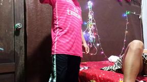 CHRISTMAS AND SEX!! STEPFATHER PROMISES STEPDAUGHTER A BIG GIFT AND SHE HAS SEX WITH HIM