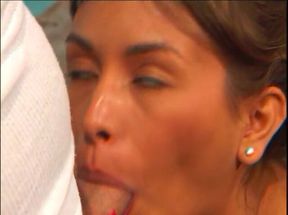 Teen whore pounded from below