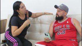 My Mother-in-Law Invites Me to Fill Her Ice Cream with My Own Milk - Part 1- Porn in Spanish