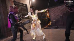 Yuika Onosaka as the Tainted Saint in Holy Knight Angel Knight