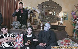 Kate gets pounded by her horny stepdad while Audrey enjoys Erics cock