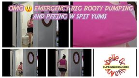 OMG BIG BOOTY EMERGENCY DUMP PEEING AND FEEDING