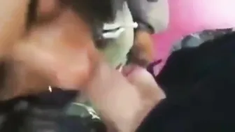 Amateur Twink Docking and Blowjob in Public Outdoors