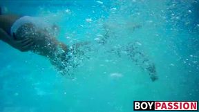 Twinks exchange blowjobs and play with fleshlight until cum
