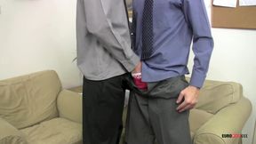 EuroBoyXXX: Jesse Magowan Makes Kevin Ateah Suck And Take Bare Creampie