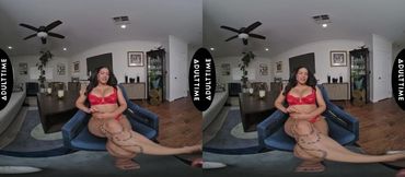 UP CLOSE VR - POV Hot Maya Farrell's Saliva WON'T Be Enough! You Finger-Prepare Her For Your BWC