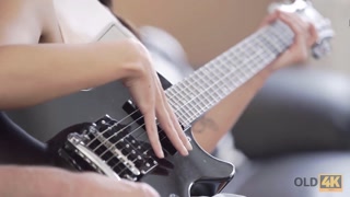 OLD4K. Great blowjob by pornstar anticipates pussy-nailing for old man