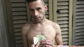 Slender Latin twink Juande gets ass fucked and facialed in amateur POV