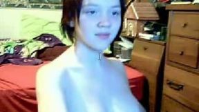 Pregnant girlfriend fondling her pussy with fingers in solo video