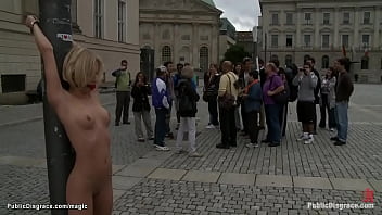 Paris Pink's Public Pole and Stair BDSM session