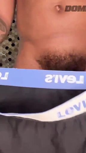 Memorable moment from &quot;Filling my personal slave&#039;s underwear, with cheese, precum and cum&quot;