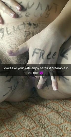 Slutty hotwife become a dirty cumdump for her new lovers! - Cuckold Captions - Milky Mari