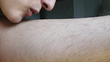 Extreme Close-Up Hairy Worship