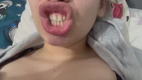 I do SQUARE LIPS mouth teeth tongue fetish