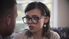 Step-daddy's little pornstar angel gets fucked hard and cums