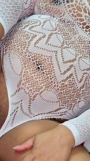 Jaw-dropping moment from &quot;I cheat on my wife with this brunette woman with dropped tits.&quot;