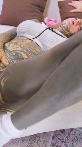Tight Tattooed Asses Gaped - Anal with Trinity & Alexa