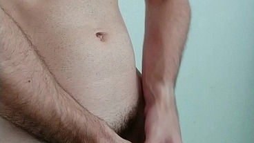 Pumping my cock, posing and playing with my nipples
