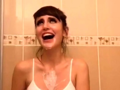 Amateur striptease and Solo masturbation