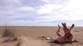 I fuck my husband on the beach