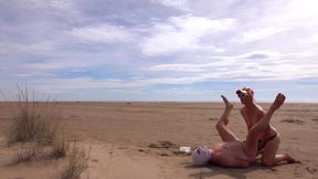 I fuck my husband on the beach