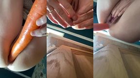 une carotte dans mes fesse