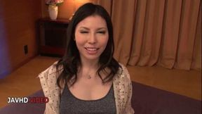 Sensual Asian OLDER WOMAN Sofia Takigawa gives a deepthroat blowjob