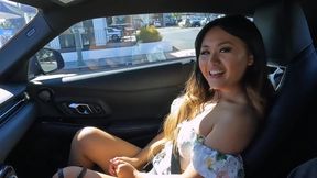 Big ass Asian hooks up with stranger for quick fuck