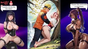 2d hentai compilation with hot bitch Sakura from anime Naruto