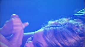 Gorgeous blonde gets her ass spread on the hood of the car