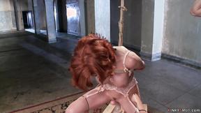 ”MOMMY trainee doing squats on dildo”