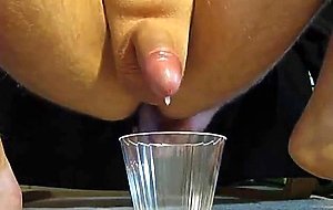 Long Prostate Milking Session Into Cup