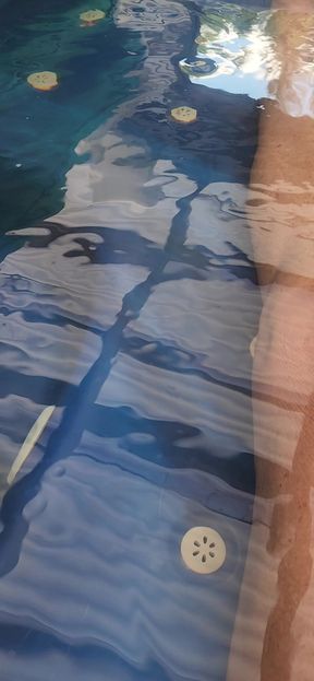 Relaxing in spa pool