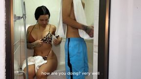 I want you to get me pregnant! Latina stepsister fucks her stepbrother and wants a creampie!