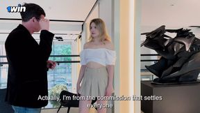 Blonde Student Fucked by MILF Professor in Hot Teacher Sex