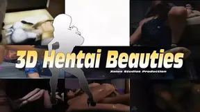 Blacked stud rides beautiful babe in 3D animated hentai