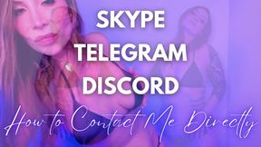 SKYPE TELEGRAM DISCORD IDs - Jessica Dynamic