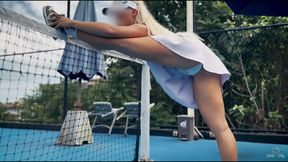 Tennis Coach Fucks Cute Blonde With His Big Cock